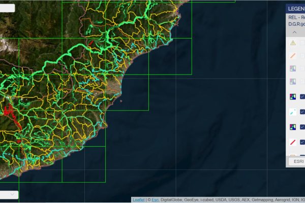 La mappa di tutti i percorsi trekking del Ponente e della Liguria
