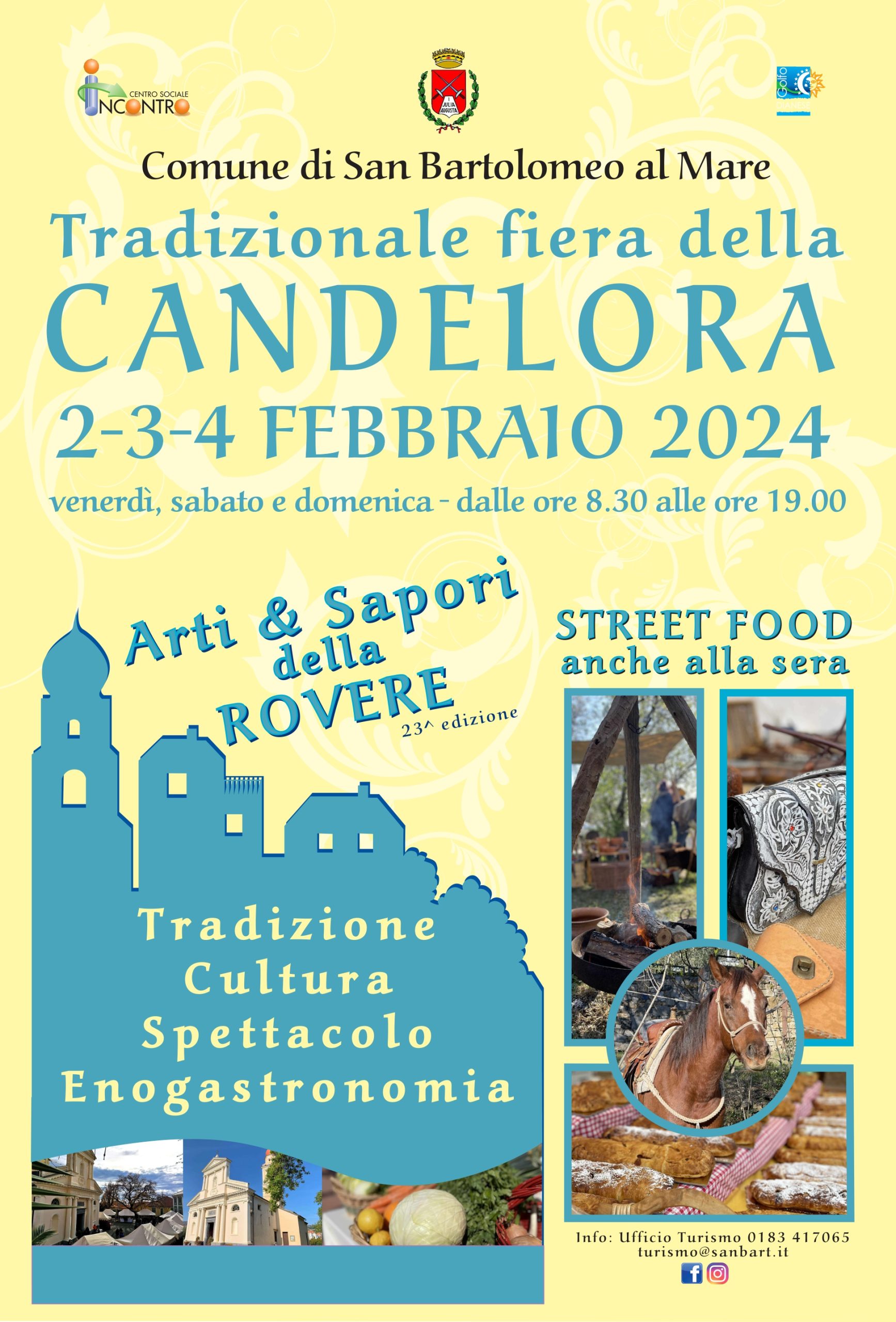 Conto alla rovescia per la Fiera della Candelora a San Bartolomeo al mare