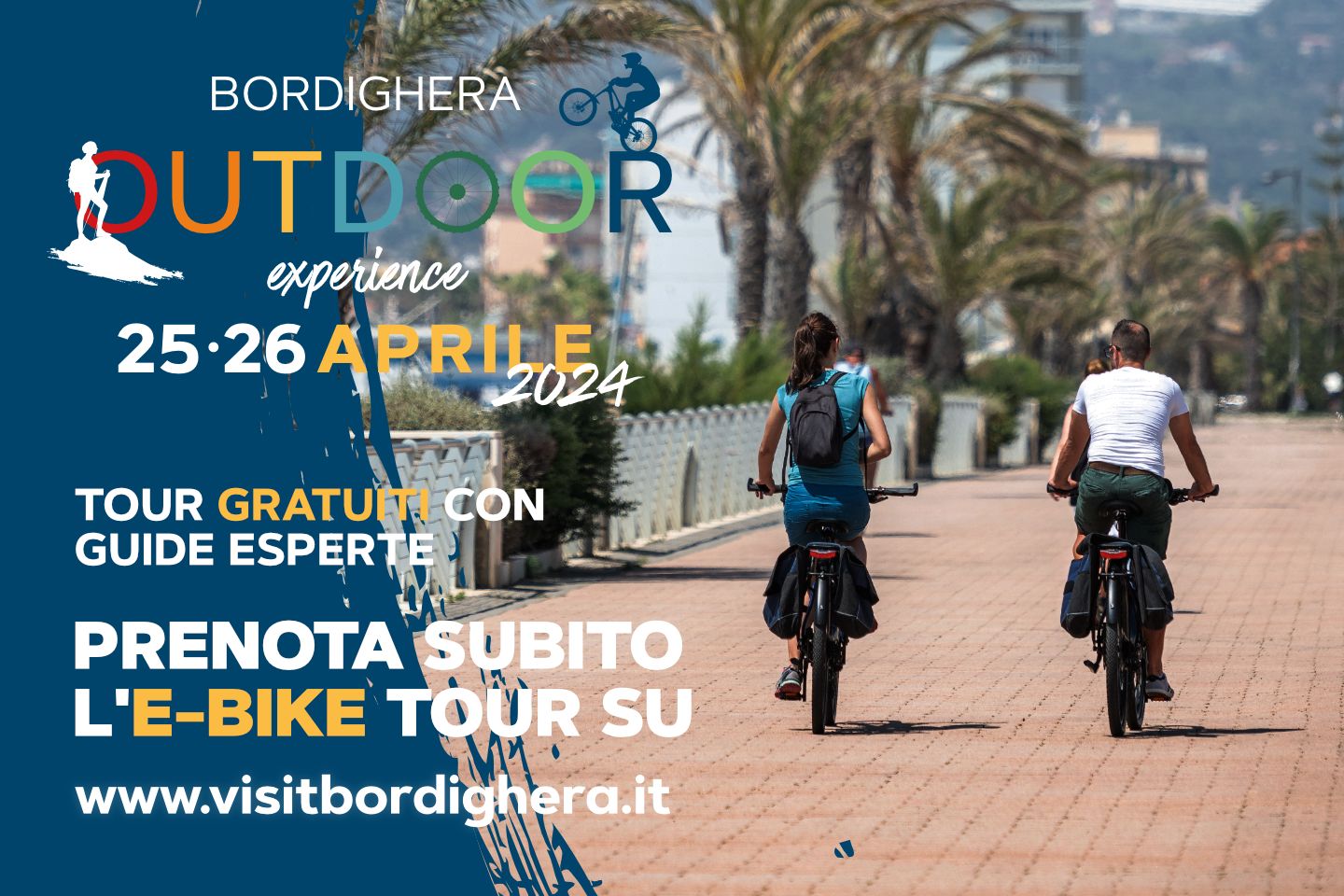 Giovedì 25 aprile prende il via Bordighera Outdoor Experience 2024