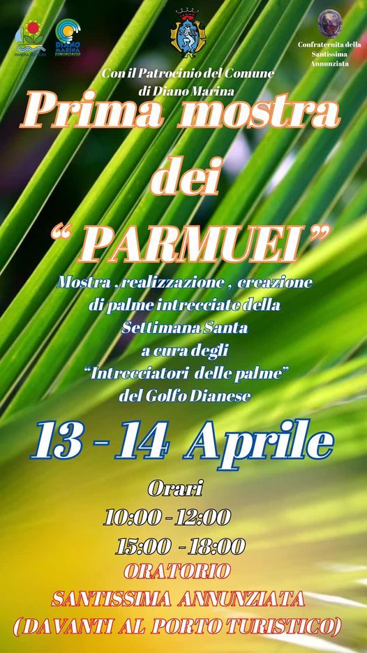 La  “mostra dei parmuei” celebra la tradizione dell’intreccio delle foglie di palma con un workshop nel prossimo weekend dianese