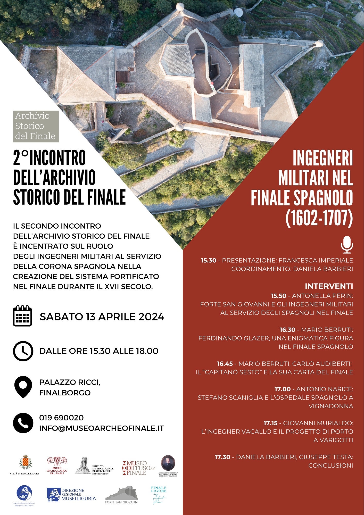 Sabato a Finale Ligure un importante incontro culturale