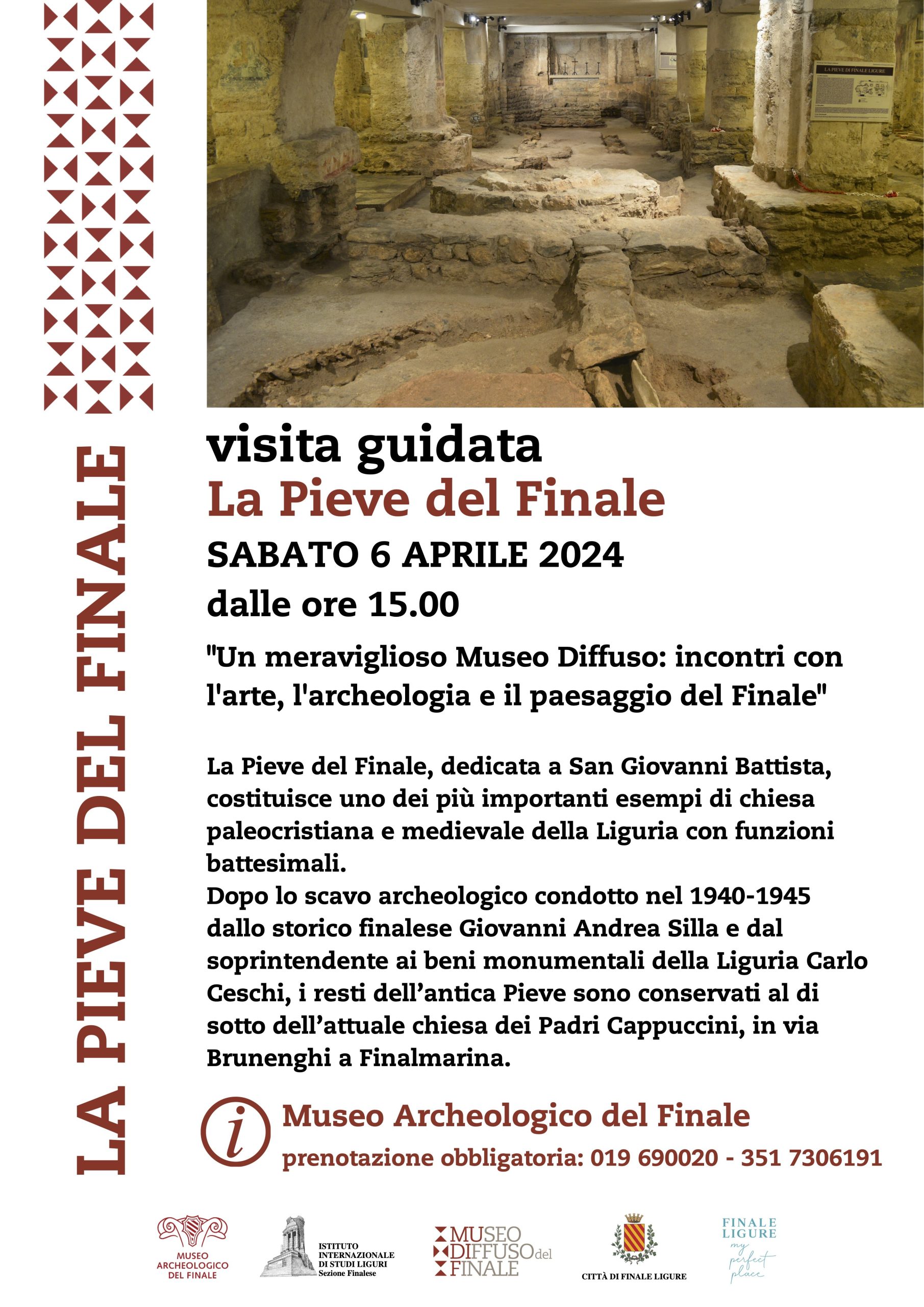 Sabato visita guidata alla Pieve del Finale