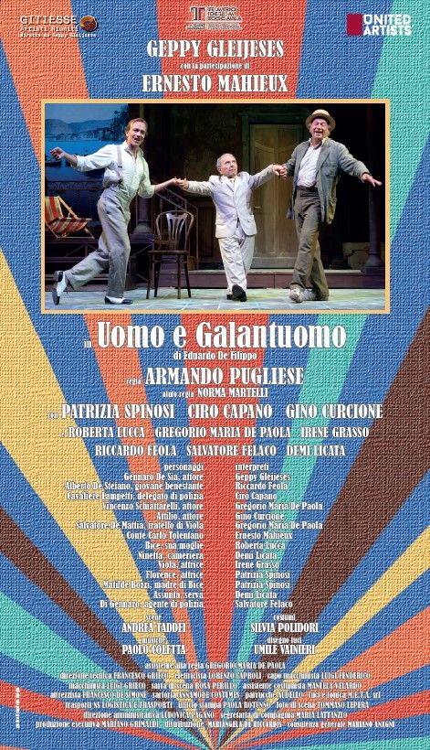 Sabato 27 al Teatro Comunale di Ventimiglia la commedia “Uomo e Galantuomo”