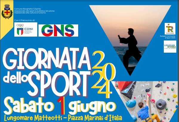 Giovedì e Sabato a Borghetto Santo Spirito c’è la “Giornata dello Sport”
