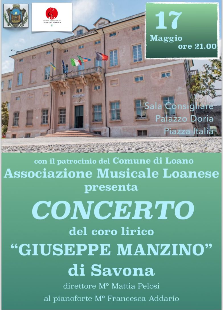 Loano, in sala consiliare concerto del coro lirico “Giuseppe Manzino” di Savona