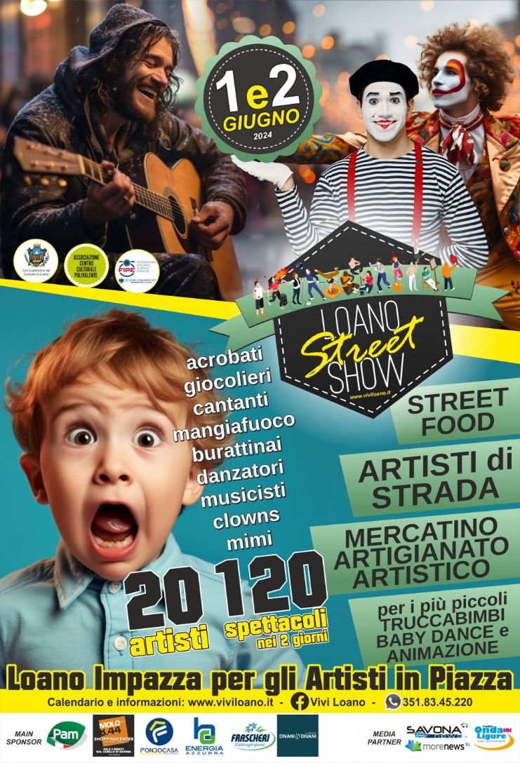 Tutto pronto per il “Loano Street Show”, il festival degli artisti di strada