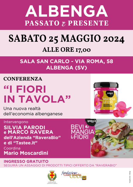 I fiori in tavola. Una nuova realtà dell’economia albenganese