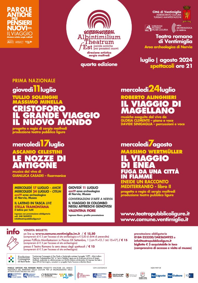A Ventimiglia c’è la quarta edizione Albintimilium Theatrum fEst