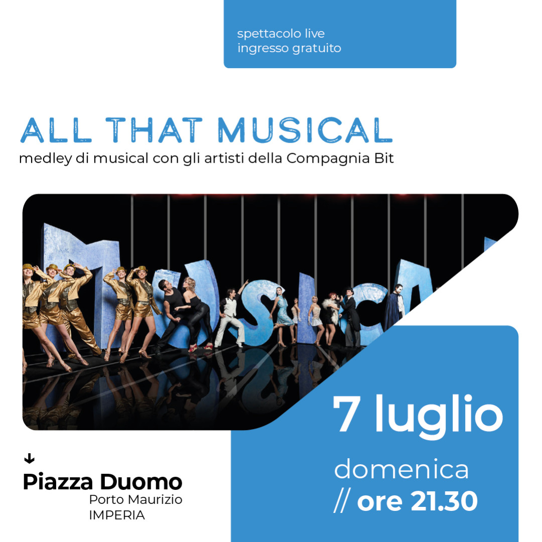 Imperia, musica e luci davanti al riqualificato Polivalente: domenica 7 luglio i più grandi successi dei musical in Piazza Duomo