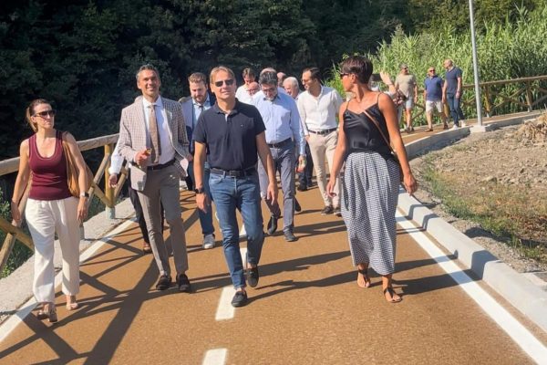 Inaugurato il primo tratto della Pista ciclabile a Chiusavecchia