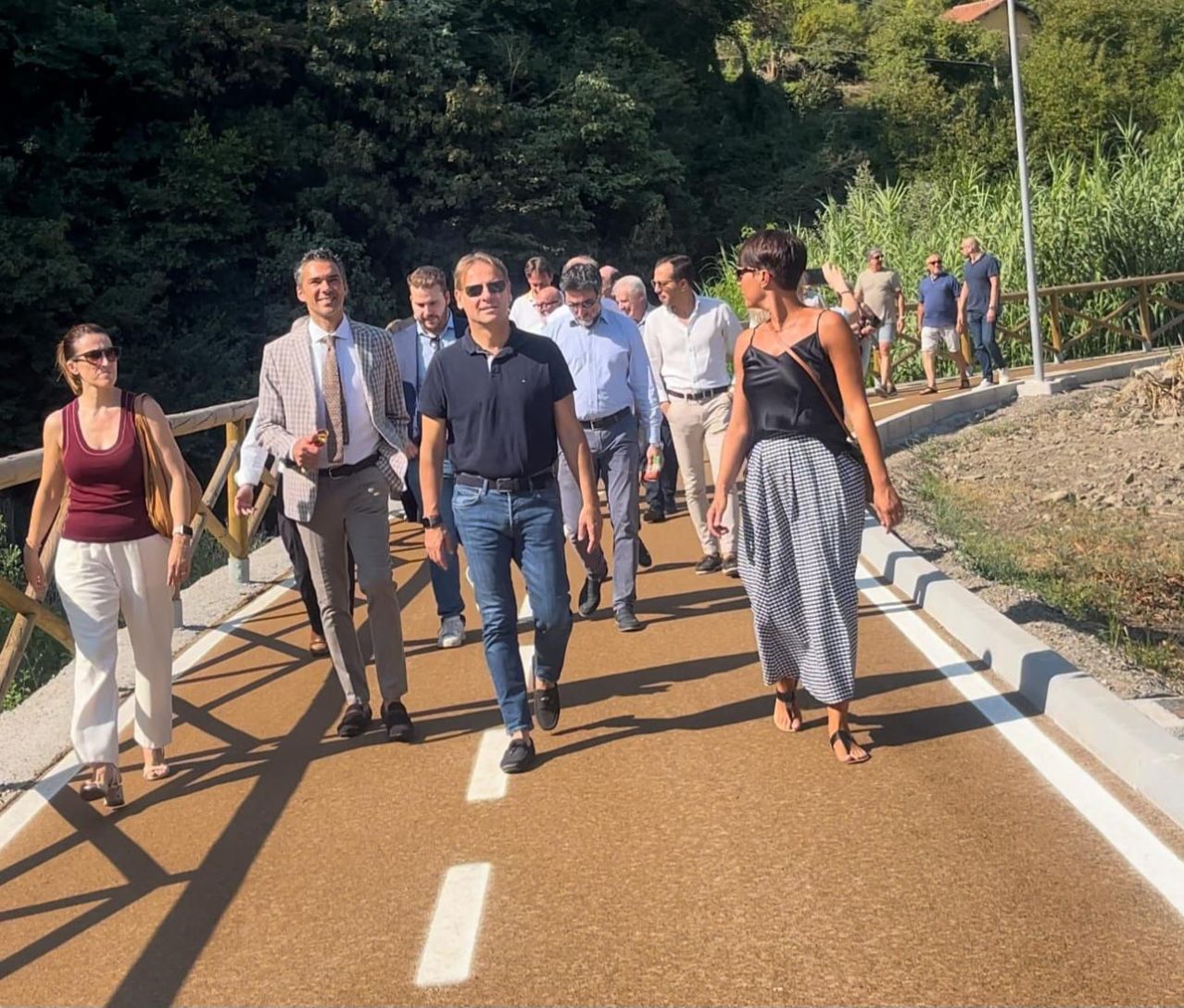Inaugurato il primo tratto della Pista ciclabile a Chiusavecchia