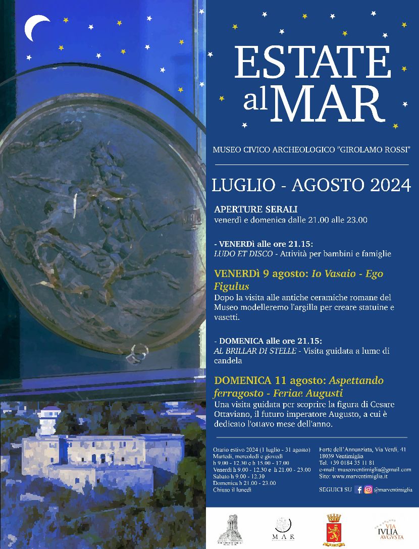 Venerdì e Domenica due serate speciali al Mar di Ventimiglia