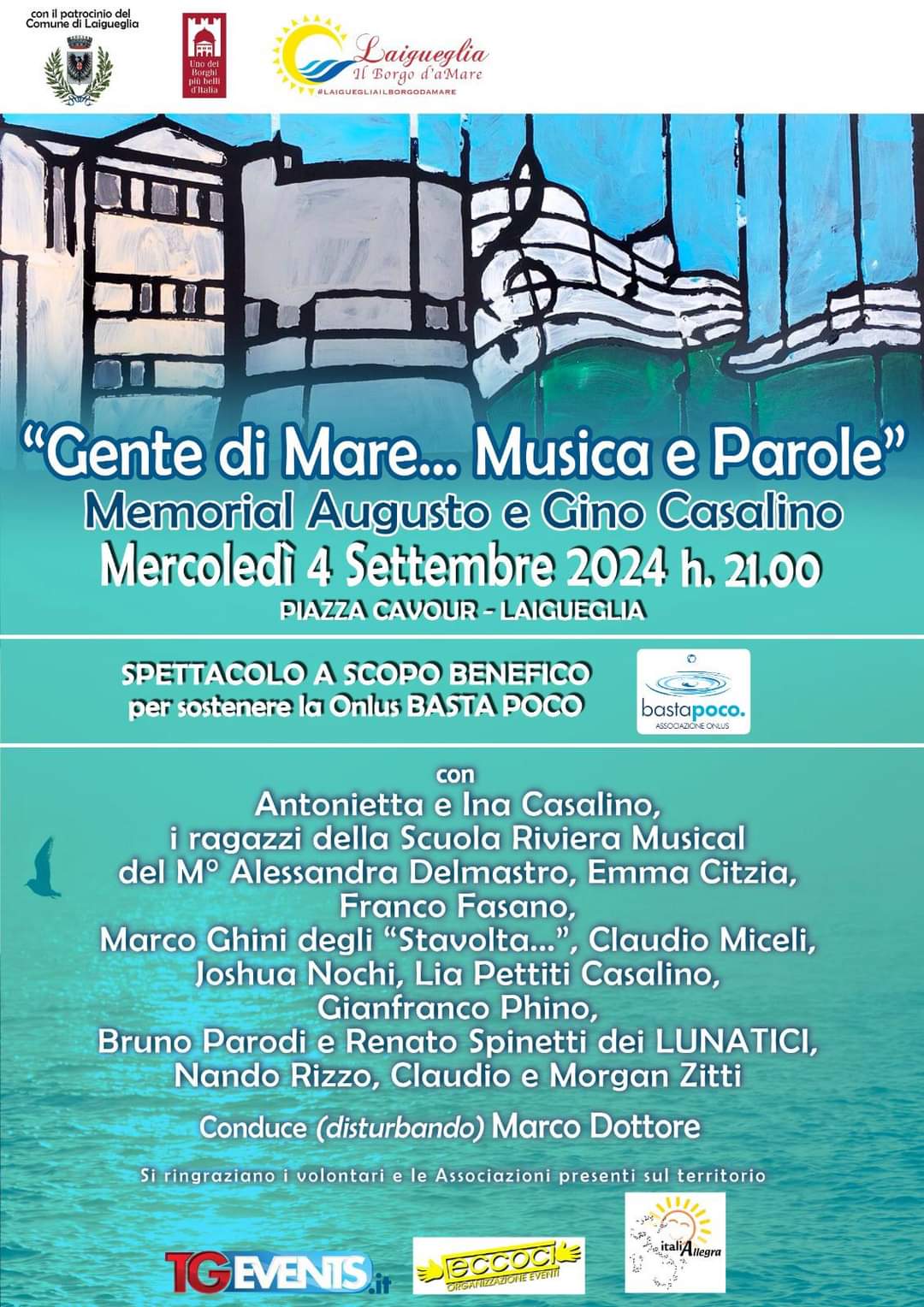  A Laigueglia una serata di musica per ricordare Augusto Casalino
