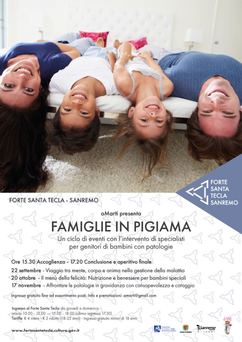 Tre eventi in programma nel fine settimana al Forte Santa Tecla di Sanremo