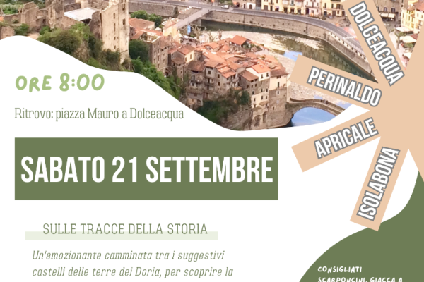 Sabato 21 a Dolceacqua c’è la Camminata fra i Castelli, come iscriversi