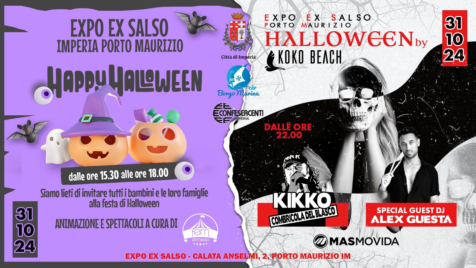 Imperia, Halloween all’EXPO SALSO con musica, divertimento e spettacoli per tutte le età