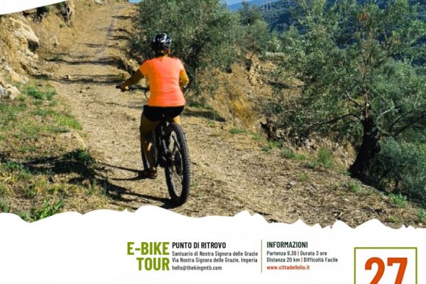 Imperia, “Camminata tra gli Olivi”: tour di e-bike domenica 27 ottobre a Montegrazie