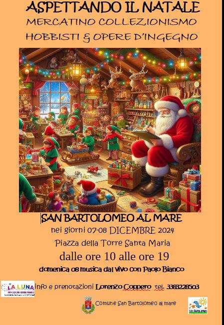 A San Bartolomeo nel week end c’è il Mercatino di Natale