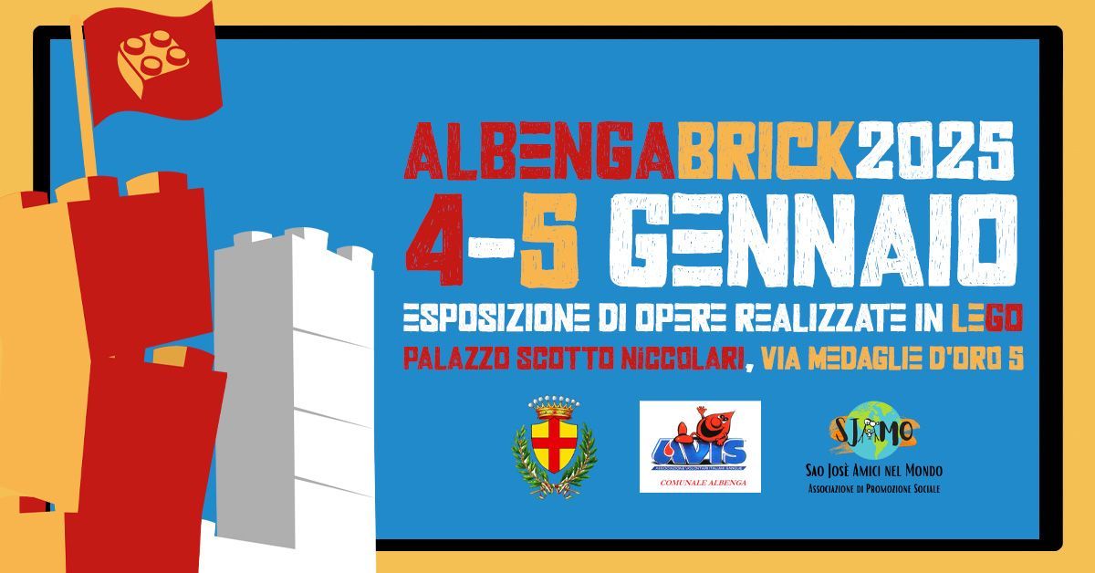 AlbengaBrick 2025: la magia dei mattoncini LEGO® torna nella Città delle Torri