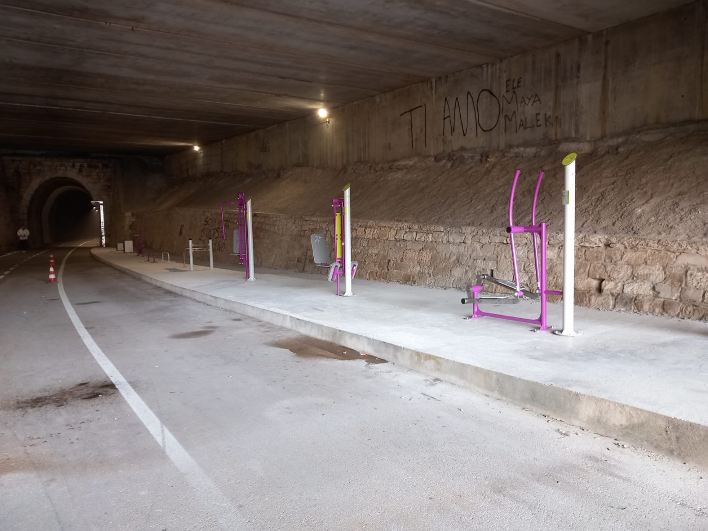 Installati nuovi attrezzi fitness sulla ciclabile a Imperia