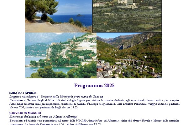 Tornano le escursioni sulla via Iulia Augusta a Ventimiglia