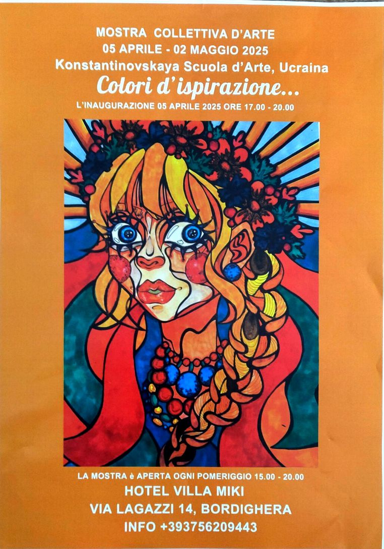 A Bordighera, mostra d’arte Colori d’Ispirazione Villa Miki