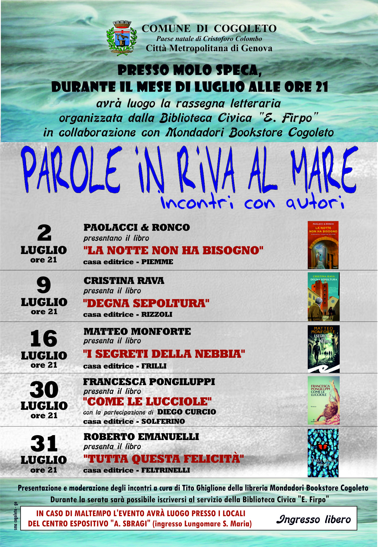 PAROLE IN RIVA AL MARE A COGOLETO