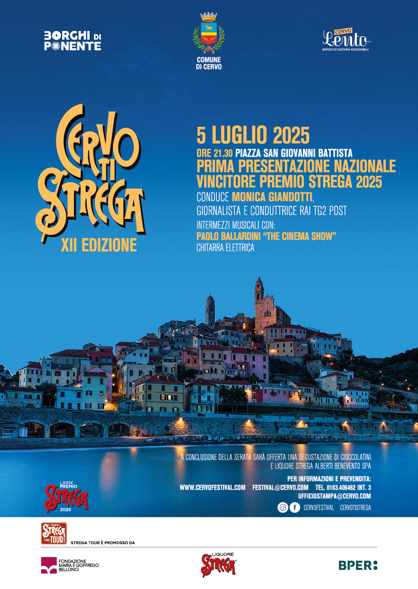 CERVO TI STREGA 2025: in Piazzetta il “debutto” del libro vincitore