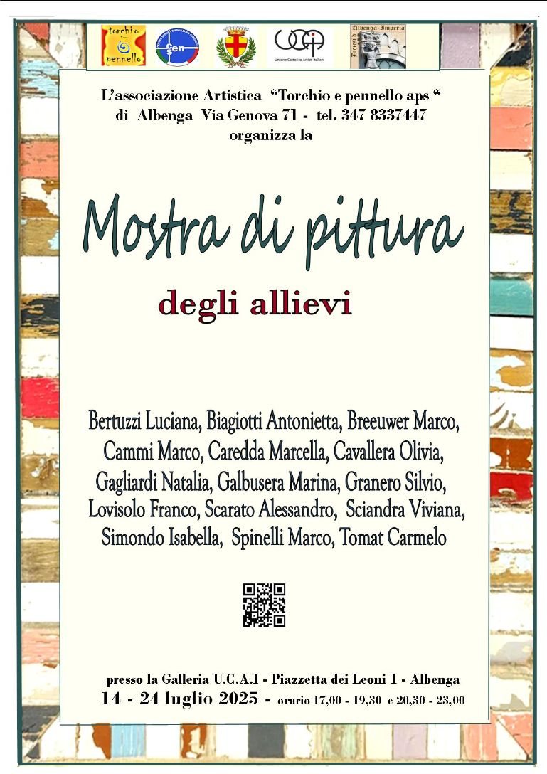 Nuova mostra alla galleria Ucai di Albenga