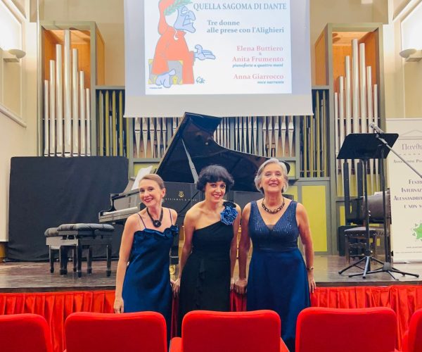 Vado Ligure, Dante tra musica e ironia: tre donne in scena a Villa Groppallo