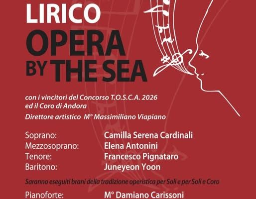 Opera by the Sea”: ai Giardini Tagliaferro di Andora arriva il grande concerto lirico ad ingresso libero