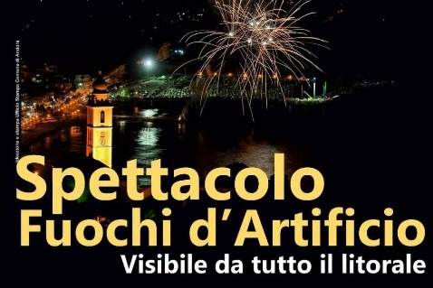 Fuochi d’artificio ad Andora: uno spettacolo visibile da tutta la costa con quattro punti di lancio