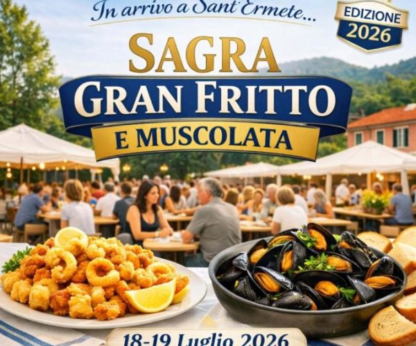Vado Ligure, weekend di gusto a Sant’Ermete con la Sagra del Gran Fritto e Muscolata