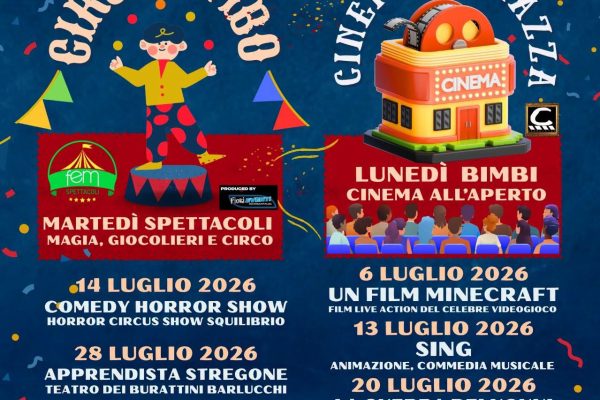 Magia, film e giocoleria: a San Lorenzo al Mare due mesi di eventi gratuiti in Piazza Marvaldi