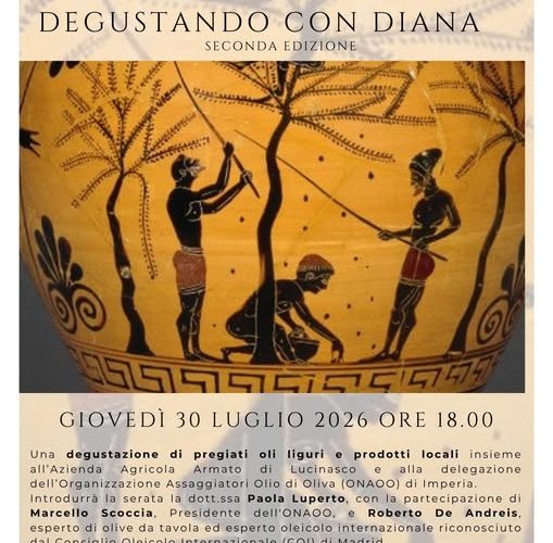 “Degustando con Diana”: al Museo Civico di Diano Marina la seconda edizione tra olio ligure e prodotti tipici