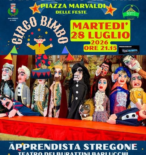 Magia e burattini a San Lorenzo al Mare: in scena lo spettacolo “Apprendista Stregone”