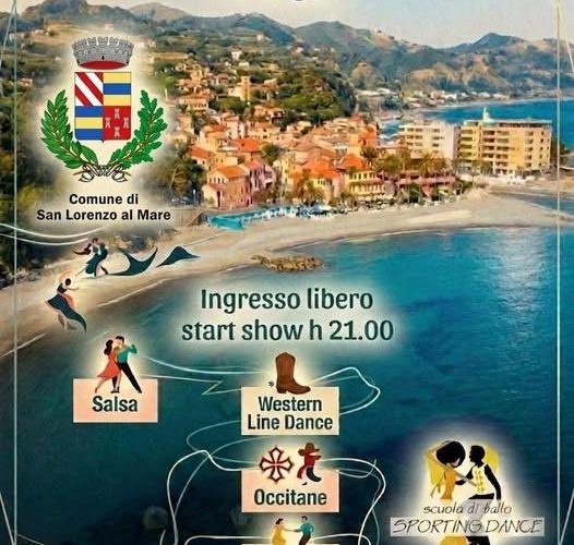 “La Festa della Danza” invade San Lorenzo al Mare: il 31 luglio cinque piste da ballo sotto le stelle