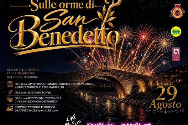 Magia sul Ponte Antico: il 29 agosto torna la notte di storia e festa nel cuore di Taggia