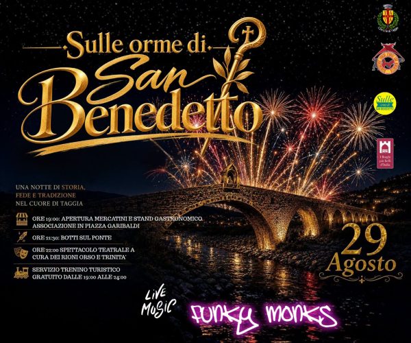 Magia sul Ponte Antico: il 29 agosto torna la notte di storia e festa nel cuore di Taggia
