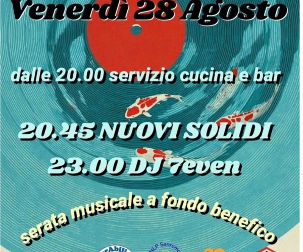 Una notte di festa per una buona causa: i Nuovi Solidi e DJ 7even animano la frazione sanremese di Poggio