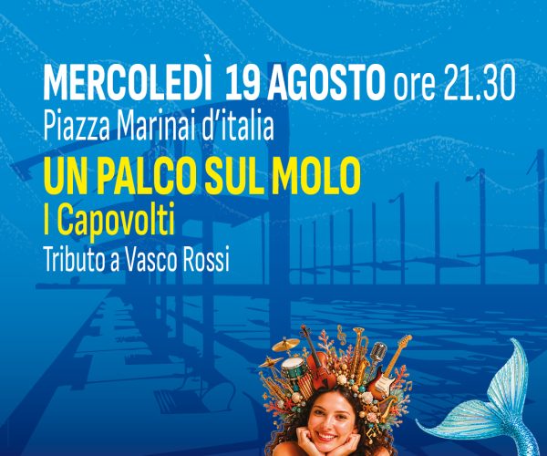 “Un Palco sul Molo” a Borghetto Santo Spirito: il 19 agosto tributo a Vasco Rossi con I Capovolti