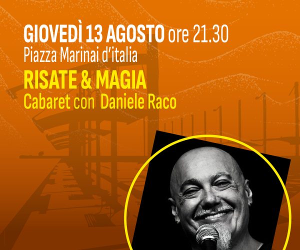 “Risate & magia” a Borghetto Santo Spirito: Daniele Raco chiude la rassegna estiva in Piazza Marinai d’Italia
