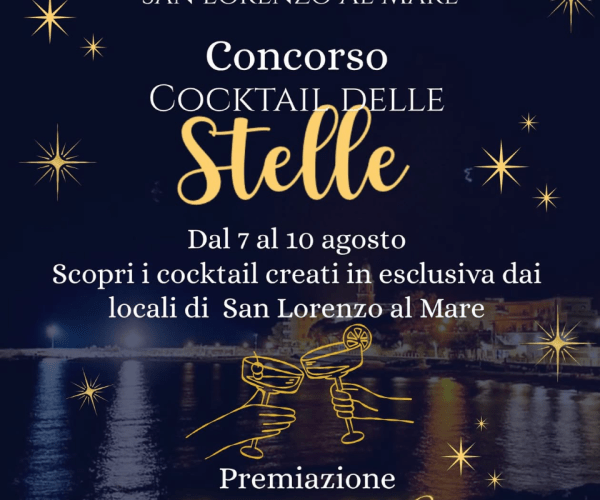 Sfida a colpi di shaker a San Lorenzo al Mare: in arrivo il “Cocktail delle Stelle” nei locali del borgo