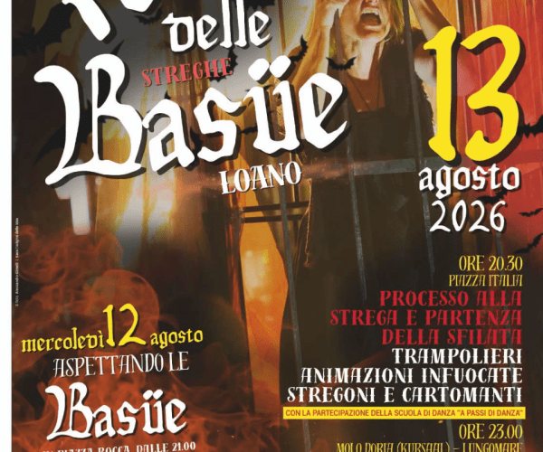 Magia, sfilate e fuochi d’artificio: a Loano torna l’attesa “Festa delle Basüe”