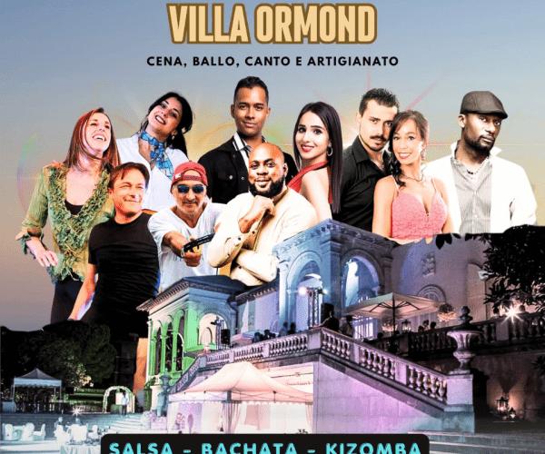 Ferragosto a Villa Ormond: cena in giardino e serata danzante tra balli caraibici e grandi successi