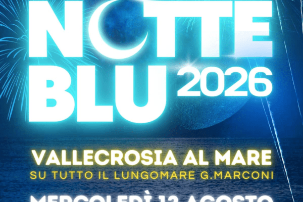 Musica, food & drink e fuochi d’artificio: Vallecrosia al Mare si accende per la Notte Blu 2026
