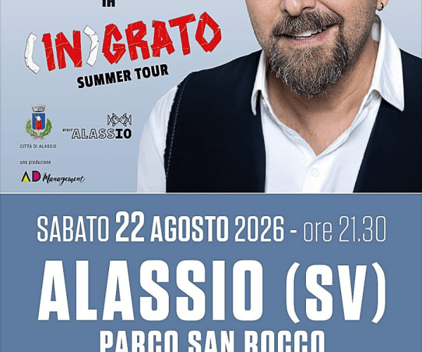 “Risate a non finire” ad Alassio: il 22 agosto arriva Antonio Ornano con l'”(IN)GRATO Summer Tour”
