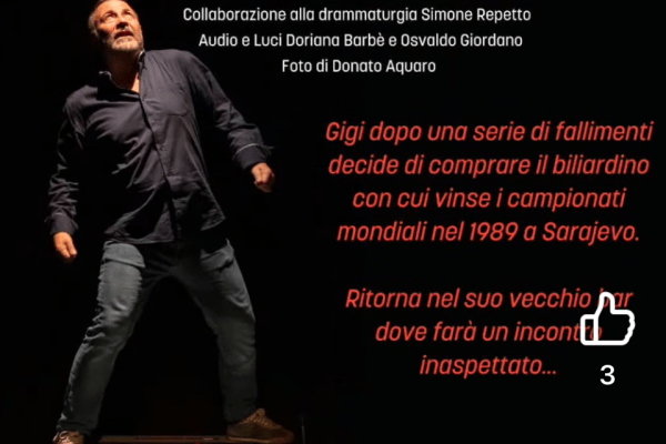 A Cogoleto va in scena “Il più grande giocatore di calcio balilla del pianeta”: l’11 agosto teatro a ingresso libero