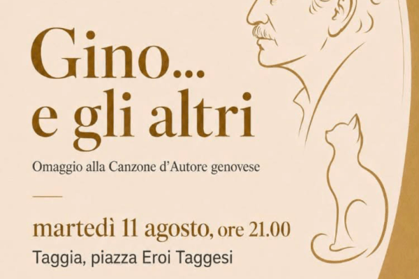 “Gino… e gli altri”: a Taggia una serata omaggio alla Canzone d’Autore genovese