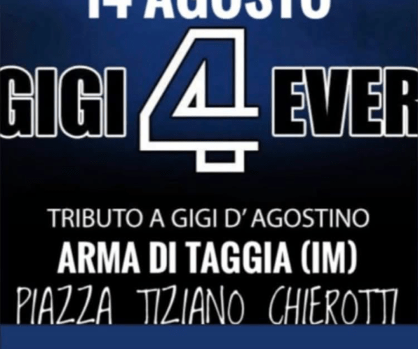 “Gigi 4 Ever”: ad Arma di Taggia la vigilia di Ferragosto si balla con il tributo a Gigi D’Agostino